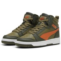 PUMA Rebound V6 Mid Winterized Sneaker Kinder 05 - dark olive/maple syrup/puma olive 37.5 von Puma