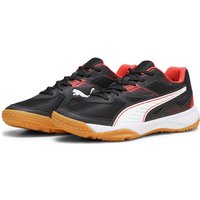 PUMA SolarFLASH II Hallenschuhe 06 - PUMA black/fire orchid/PUMA white/gum 43 von Puma