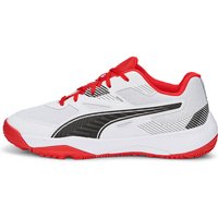 PUMA SolarFLASH II Hallenschuhe Kinder PUMA white/PUMA black/high risk red 30 von Puma