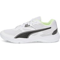 PUMA SolarFLASH II Hallenschuhe PUMA white/PUMA black/fizzy light/nitro blue 45 von Puma