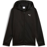 PUMA Tad Essentials Kapuzen-Trainingsjacke Mädchen 01 - PUMA black 116 von Puma