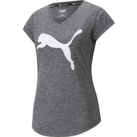 PUMA Train Favorite Heather Cat Trainingsshirt Damen pumablack heather/filled cat XS von Puma