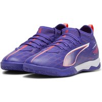 PUMA Ultra 5 Match IT + Mid Hallen-Fußballschuhe Kinder 01 - lapis lazuli/puma white/sunset glow 35 von Puma