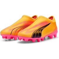 PUMA Ultra Match Laceless FG/AG Fußballschuhe Kinder 03 - sun stream/puma black/sunset glow 37.5 von Puma