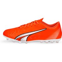 PUMA Ultra Play MG Multi-Ground Fußballschuhe 01 - ultra orange/puma white/blue glimmer 44.5 von Puma