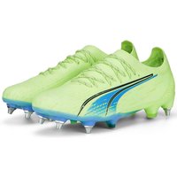 PUMA Ultra Ultimate MxSG Stollen-Fußballschuhe fizzy light/parisian night/blue glimmer 38.5 von Puma