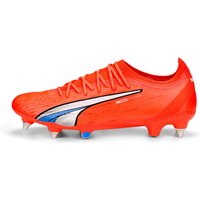 PUMA Ultra Ultimate MxSG Stollen-Fußballschuhe 01 - ultra orange/puma white/blue glimmer 42.5 von Puma