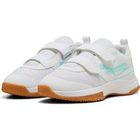 PUMA Varion II Hallenschuhe mit Klettverschluss Kinder 05 - electric peppermint/puma white/gum 29 von Puma