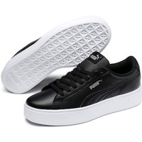 PUMA Vikky Stacked Leder Damen Sneaker PUMA black/PUMA black 38 von Puma