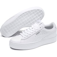 PUMA Vikky Stacked Leder Damen Sneaker PUMA white/PUMA white 42 von Puma