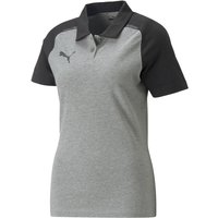 PUMA teamCUP Casuals Poloshirt Damen 13 - medium gray heather XL von Puma