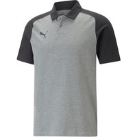 PUMA teamCUP Casuals Poloshirt Herren 13 - medium gray heather 3XL von Puma