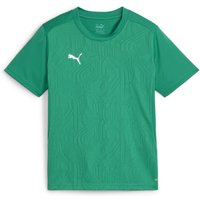 PUMA teamFINAL Trainingsshirt Kinder 05 - sport green/puma silver 128 von Puma