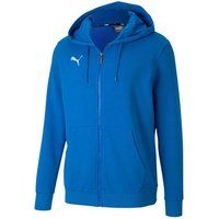 PUMA teamGOAL 23 Casuals Kapuzenjacke electric blue lemonade S von Puma