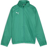 PUMA teamGOAL Allwetterjacke Kinder 05 - sport green/puma white 164 von Puma