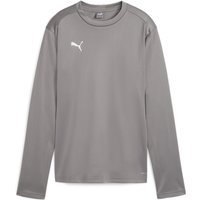 PUMA teamGOAL Trainings-Sweatshirt Damen 13 - cast iron/puma white/shadow gray XXL von Puma