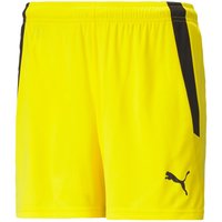 PUMA teamLIGA Trainingsshorts Damen cyber yellow/puma black L von Puma