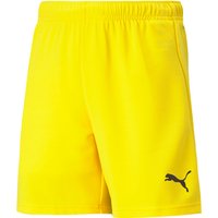 PUMA teamRISE Trainingsshorts Kinder cyber yellow/puma black 176 von Puma