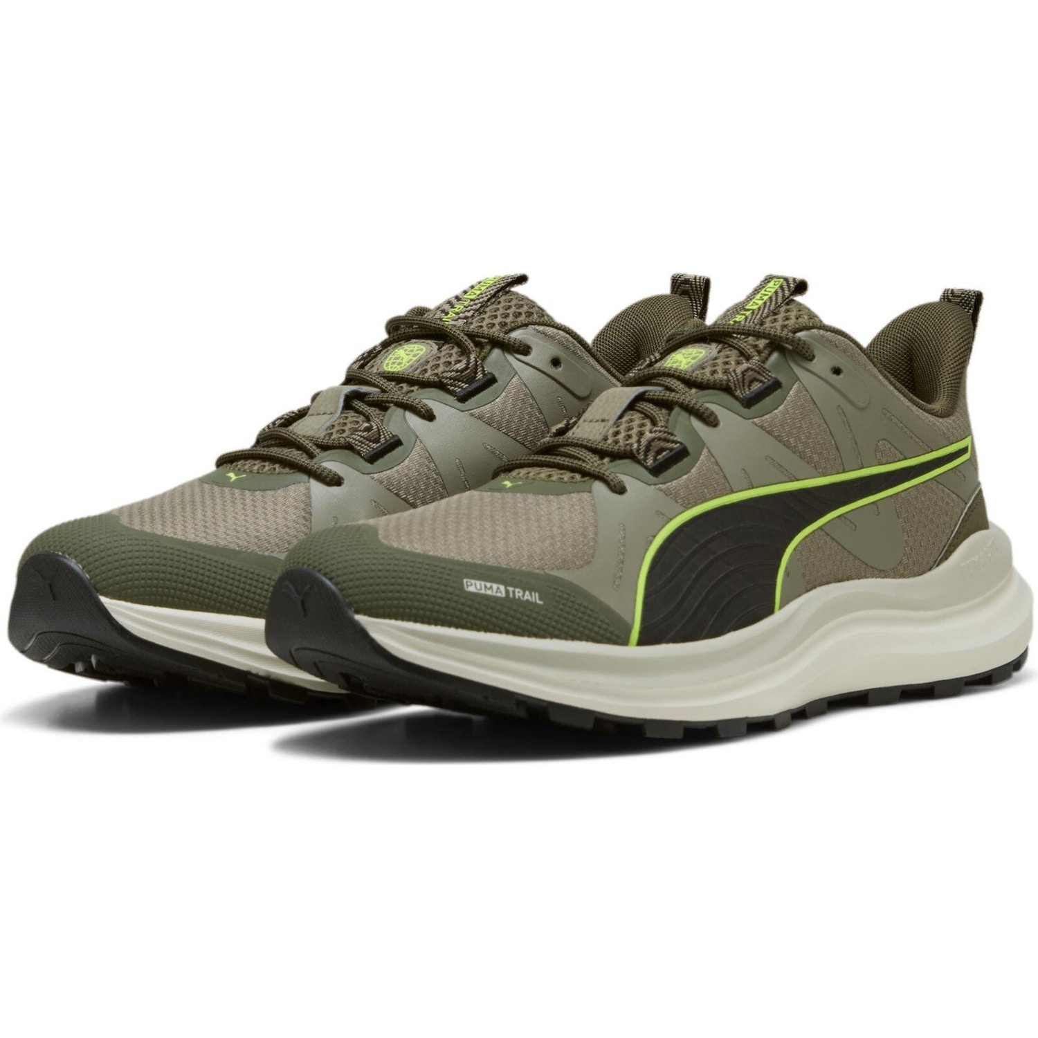 Puma, Damen, Laufschuhe, Reflect Lite Trail (42.5), Grün von Puma