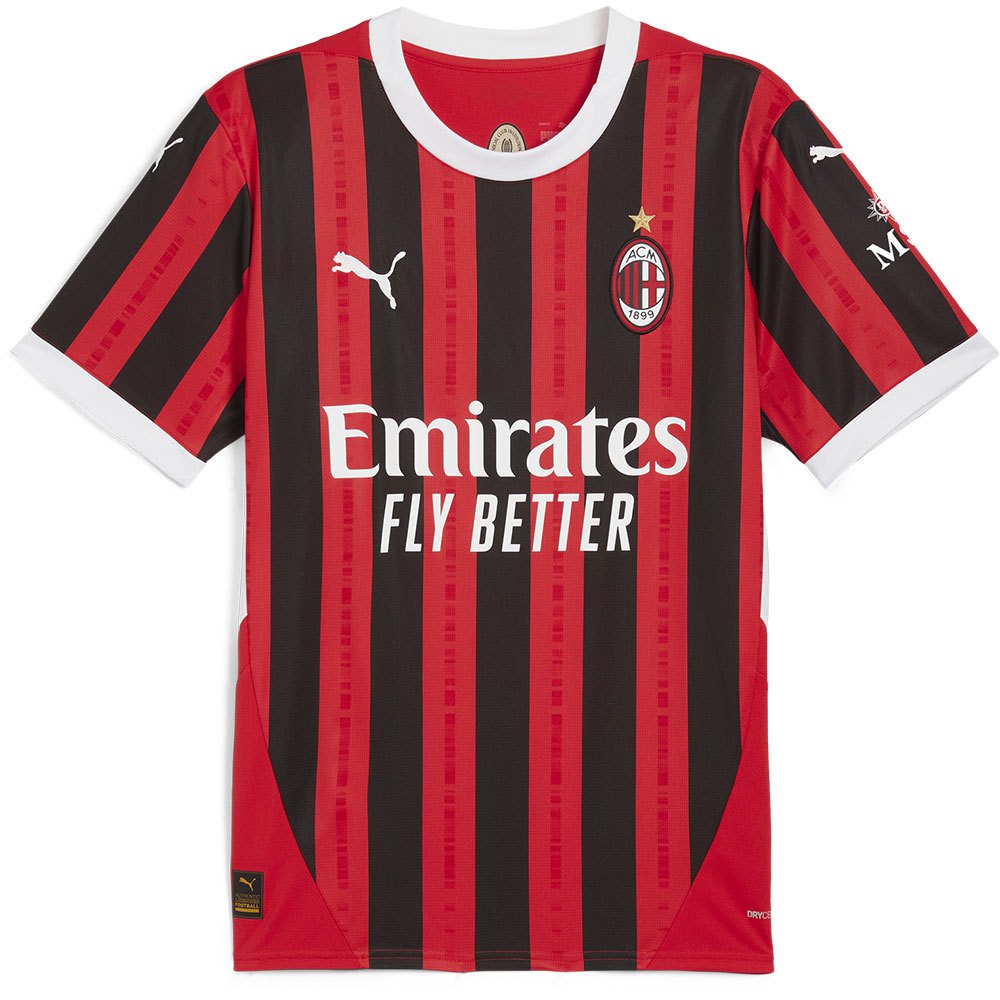 Puma Ac Milan Home Short Sleeve T-shirt Rot XL von Puma