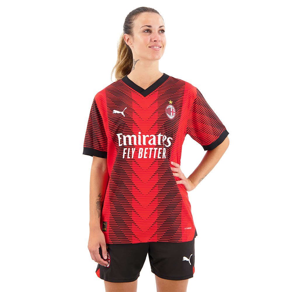Puma Ac Milan Authentic Home Short Sleeve T-shirt Rot M Puma Ac Milan Authentic Home Short Sleeve T-shirt Rot M von Puma
