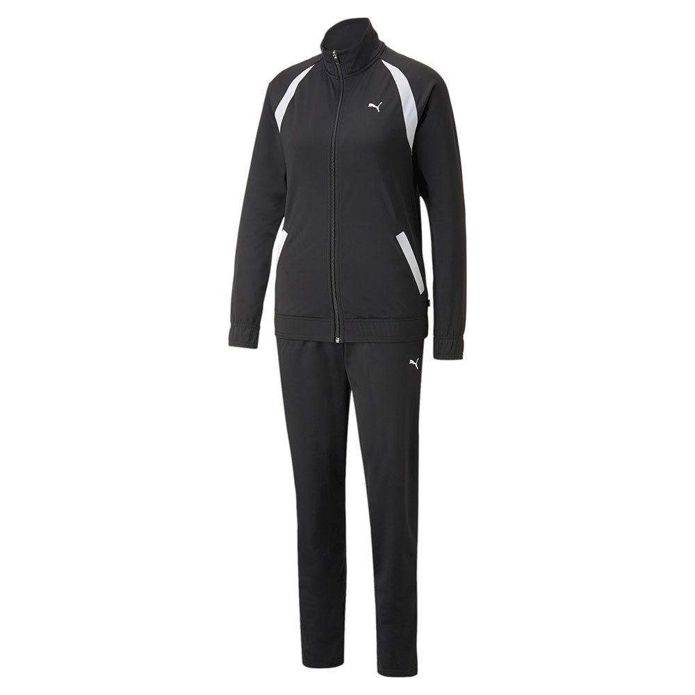 Puma Classic Tricot Tracksuit Schwarz S Frau von Puma