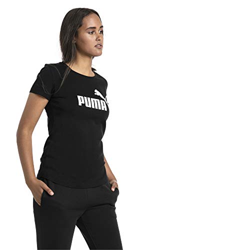 PUMA Damen T-shirt, Cotton Black, XS von PUMA