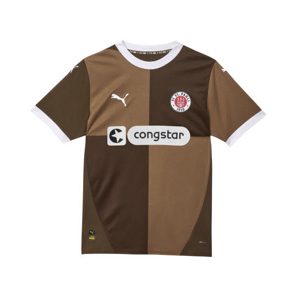 Puma FC St. Pauli Heimtrikot Erwachsene Saison 2024/2025 espresso brown-puma XXL von Puma