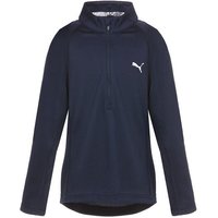 Puma Girls 1/4 Zip Fleece Midlayer navy Puma Girls 1/4 Zip Fleece Midlayer navy von Puma
