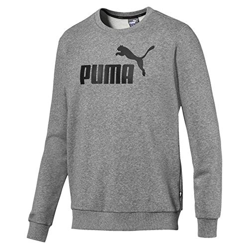 PUMA Herren ESS Logo Crew Sweat TR big log Sweatshirt, Medium Gray Heather, S PUMA Herren ESS Logo Crew Sweat TR big log Sweatshirt, Medium Gray Heather, S von PUMA