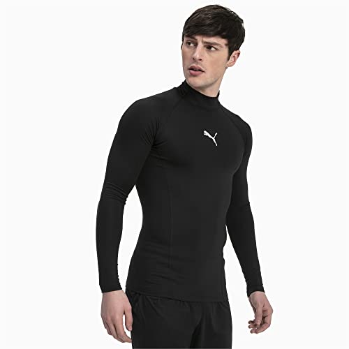 PUMA Herren Liga Baselayer Tee Ls Warm Shirt, Puma Black, L EU PUMA Herren Liga Baselayer Tee Ls Warm Shirt, Puma Black, L EU von PUMA
