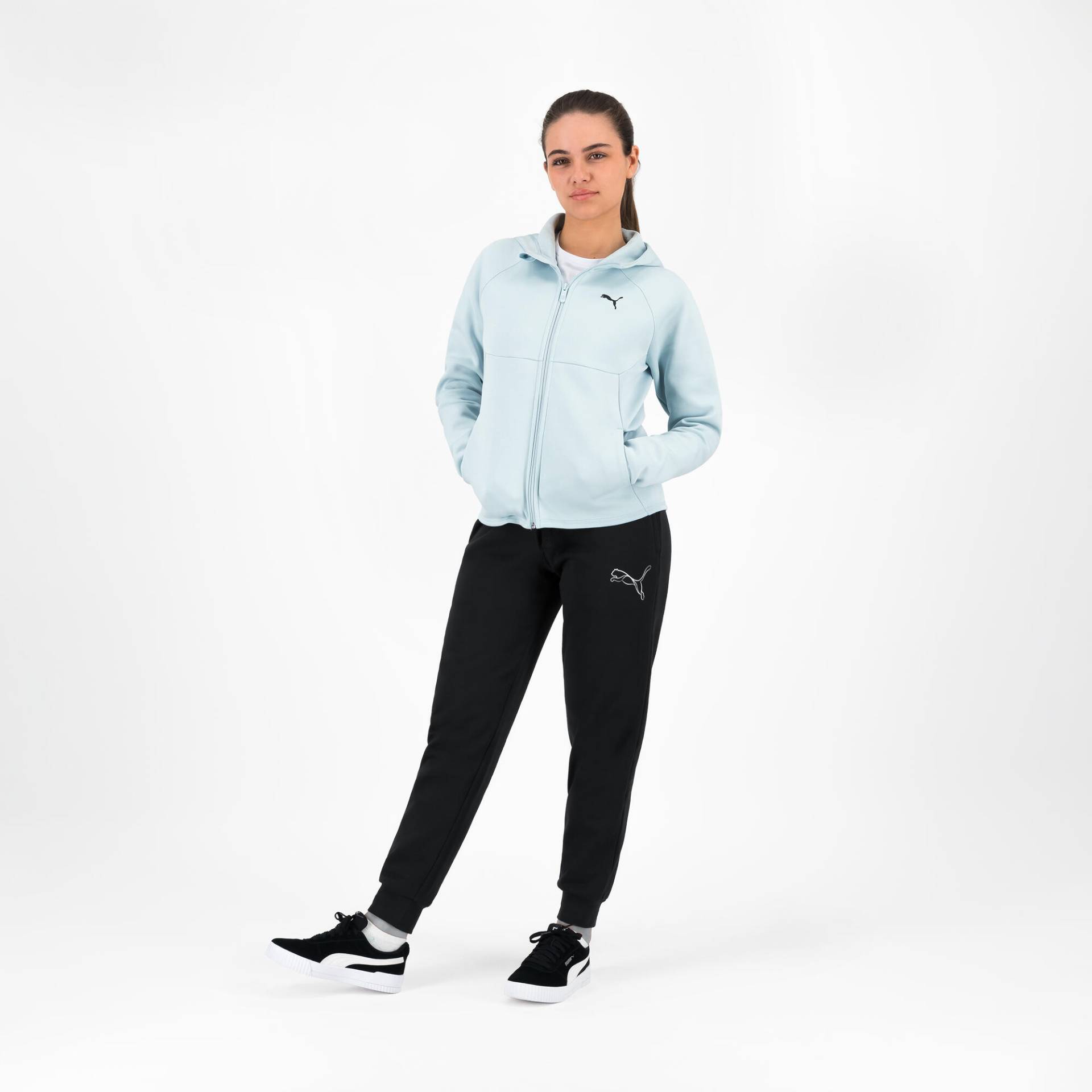 Puma Kapuzenjacke Damen ‒ hellblau von Puma