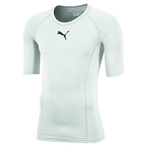 PUMA Jungen Liga baselayer te Jr Shirt, Puma White, 140 EU von PUMA