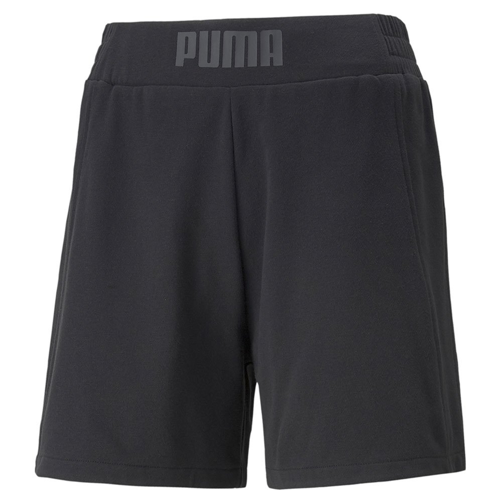 Puma Logo French Terry 5´´ Shorts Schwarz S Frau von Puma