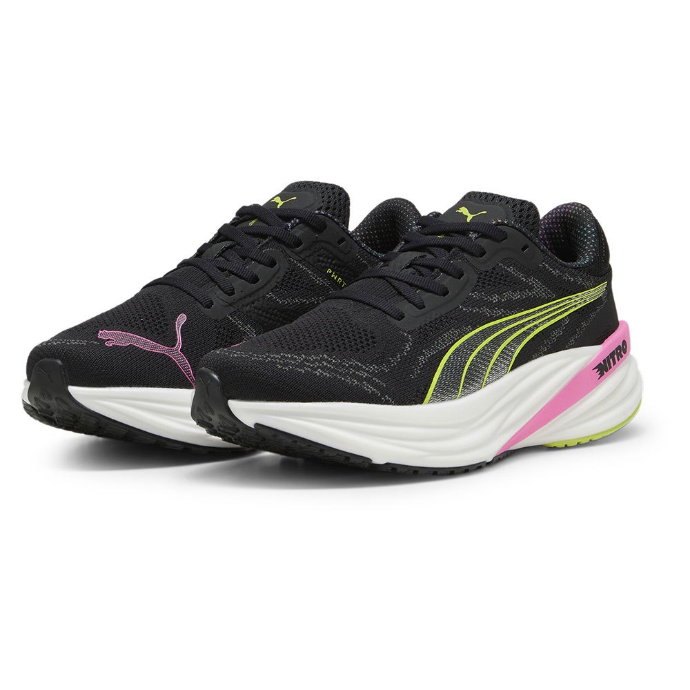 Puma Magnify Nitro 2 Psychedelic Rush Running Shoes Schwarz EU 40 Frau von Puma