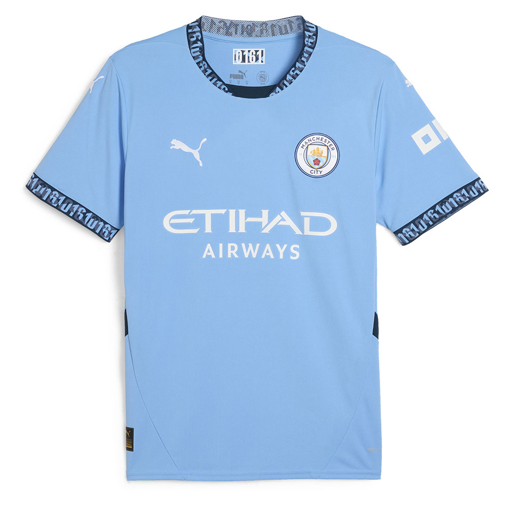Puma Manchester City Fc 24/25 Home Short Sleeve T-shirt Blau XL Puma Manchester City Fc 24/25 Home Short Sleeve T-shirt Blau XL von Puma