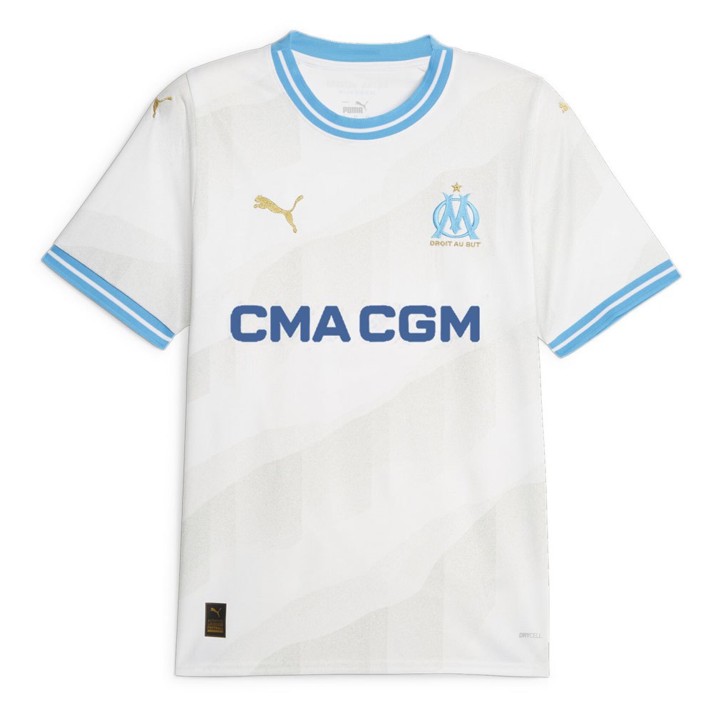 Puma Olympique Marseille Replica Home Short Sleeve T-shirt Weiß 2XL von Puma