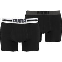 2er Pack PUMA Placed Logo Boxershorts Retro black S von Puma