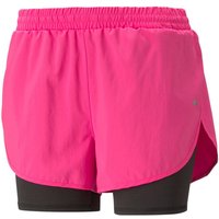 Puma Run Favorite Woven 2in1 3in Shorts Damen in pink Puma Run Favorite Woven 2in1 3in Shorts Damen in pink von Puma