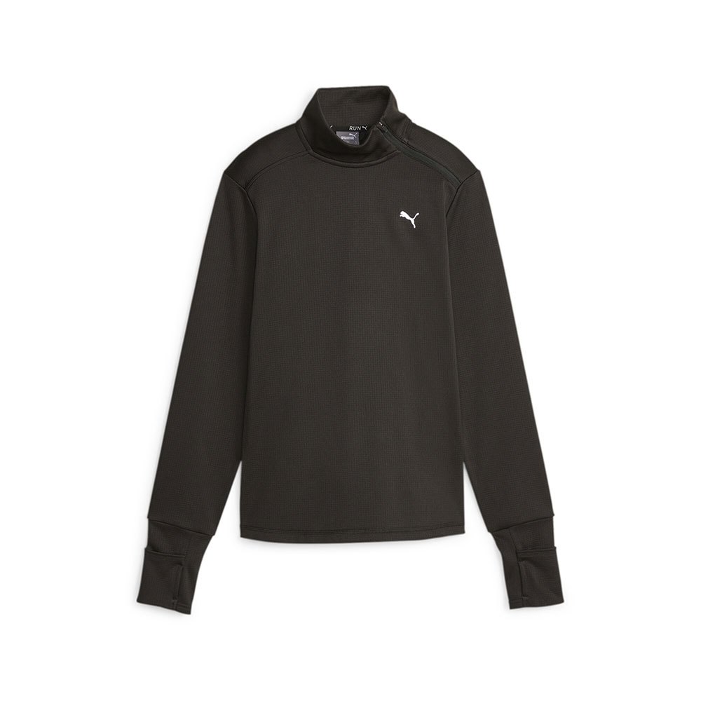 Puma Run Micro Half Zip Fleece Schwarz S Frau von Puma