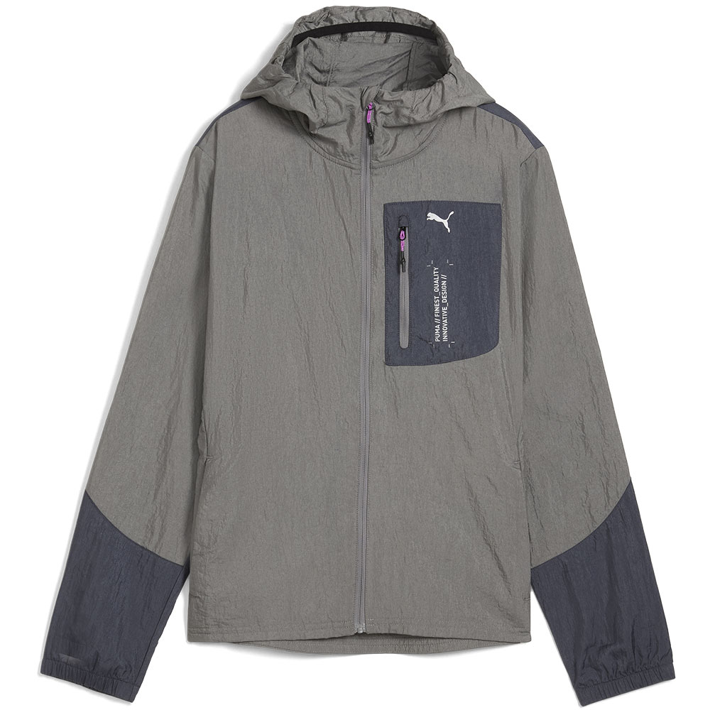 Puma Seasons Windcell Windbreaker Grau M Frau von Puma