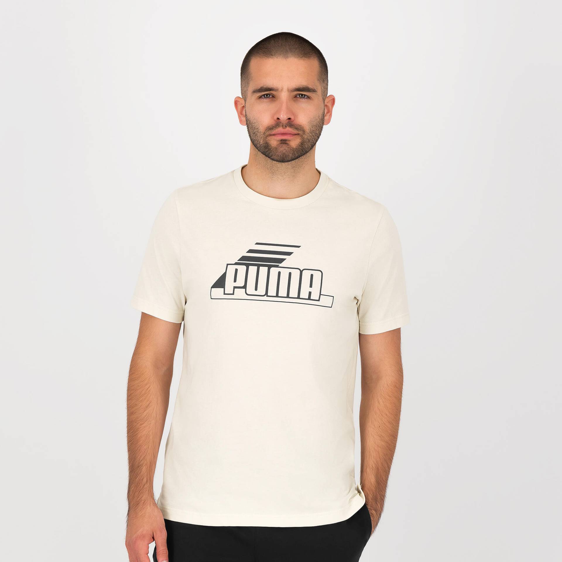 Puma T-Shirt Herren Baumwolle - grau von Puma