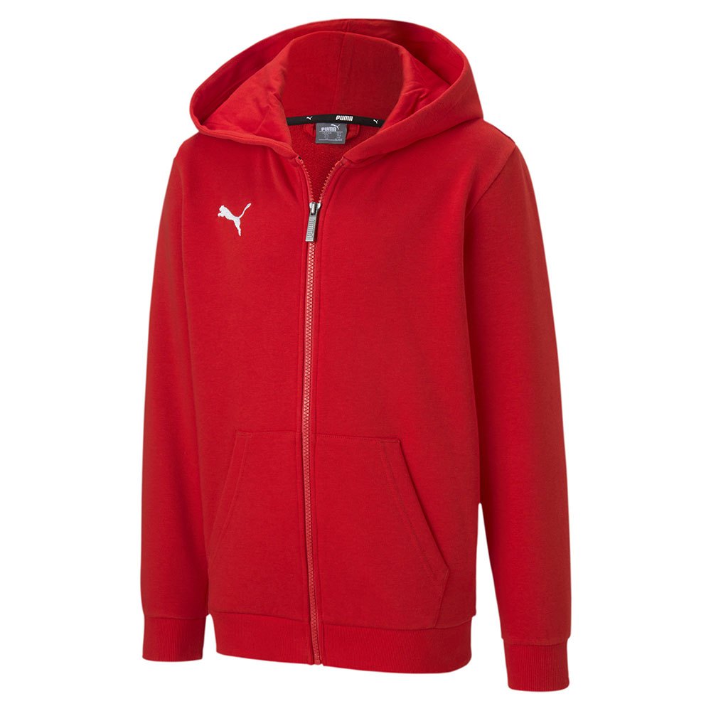 Puma Teamgoal 23 Casuals Full Zip Sweatshirt Rot 5-6 Years Junge von Puma