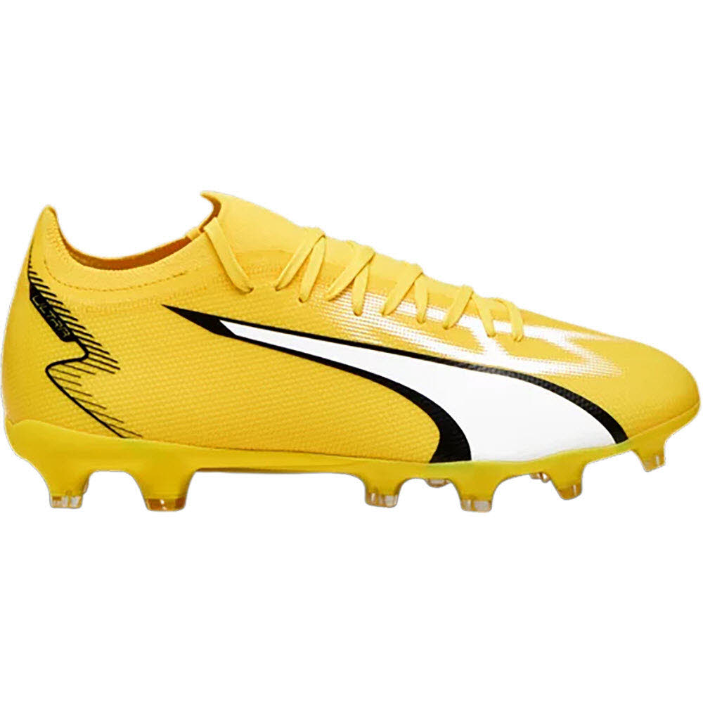 Puma Ultra Match FG/AG Fussballschuhe yellow blaze-puma white-puma black 46 von Puma