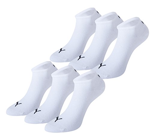 Puma Unisex - Erwachsene Sportsocken, 6er pack, weiß, 35-38, 251025 Puma Unisex - Erwachsene Sportsocken, 6er pack, weiß, 35-38, 251025 von PUMA