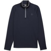 Puma Waffle Fleece 1/4 Zip Stretch Midlayer navy Puma Waffle Fleece 1/4 Zip Stretch Midlayer navy von Puma