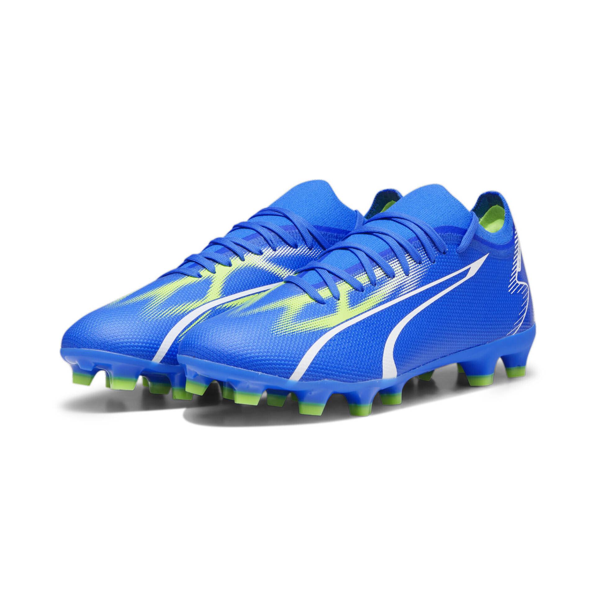 ULTRA MATCH FG/AG Fußballschuhe Herren PUMA Ultra Blue White Pro Green von Puma