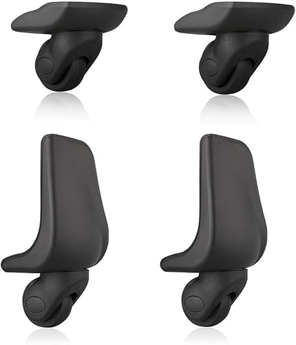360 Grad drehbare Rollen für Koffer, Vorder- und Hinterräder, Ersatzräder, tragbar, Reiseräder, Zubehör für Trolley, Koffer, 4 Stück, Schwarz , Modus 360 Grad drehbare Rollen für Koffer, Vorder- und Hinterräder, Ersatzräder, tragbar, Reiseräder, Zubehör für Trolley, Koffer, 4 Stück, Schwarz , Modus von Puppal