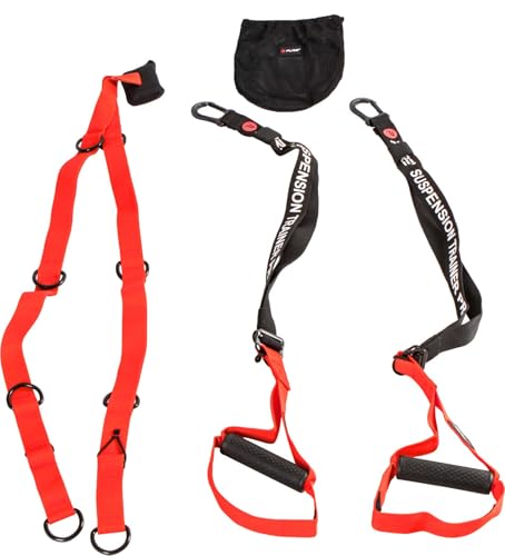 Pure 2 Improve Schlingentrainer für Zuhause - Sling Trainer Set mit Türanker und Tragetasche - Verstellbarer Gurt mit Karabinerhaken - Für Ganzkörpertraining und gezielte Muskelgruppen geeignet Pure 2 Improve Schlingentrainer für Zuhause - Sling Trainer Set mit Türanker und Tragetasche - Verstellbarer Gurt mit Karabinerhaken - Für Ganzkörpertraining und gezielte Muskelgruppen geeignet von Pure 2 Improve