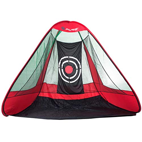 Pure2Improve 2Improve Golf Übungsnetz, triangelform, 300x180x200cm, Schwarz/Rot Pure2Improve 2Improve Golf Übungsnetz, triangelform, 300x180x200cm, Schwarz/Rot von Pure2Improve